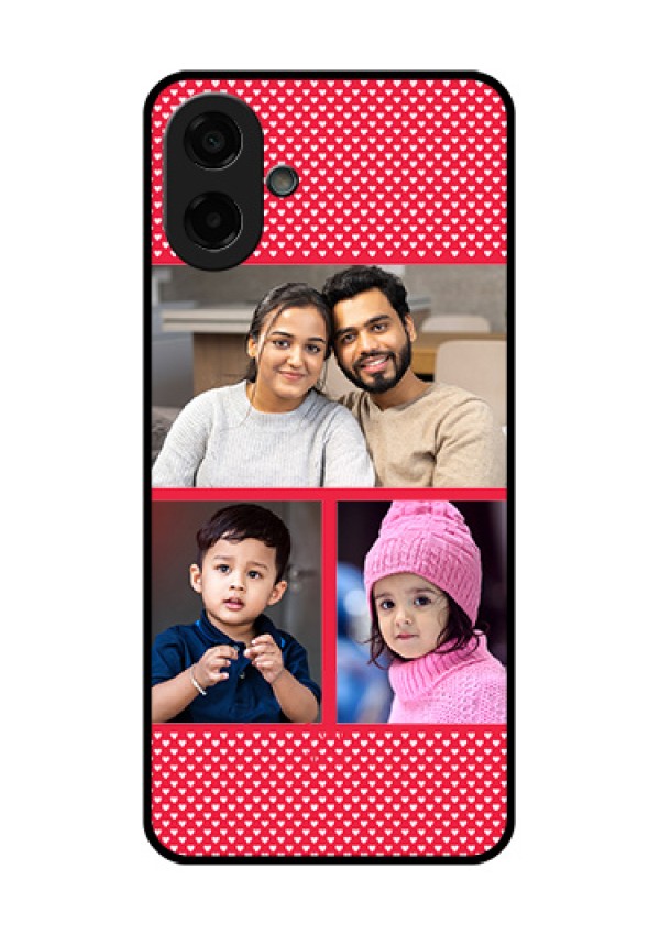 Samsung Galaxy M17e Custom Glass Phone Case - Bulk Photo Upload Design