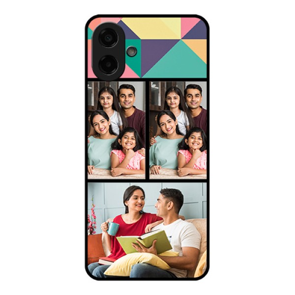Samsung Galaxy M17e Custom Glass Phone Case - Bulk Pic Upload Design Samsung Galaxy M17e Custom Glass Phone Case - Bulk Pic Upload Design