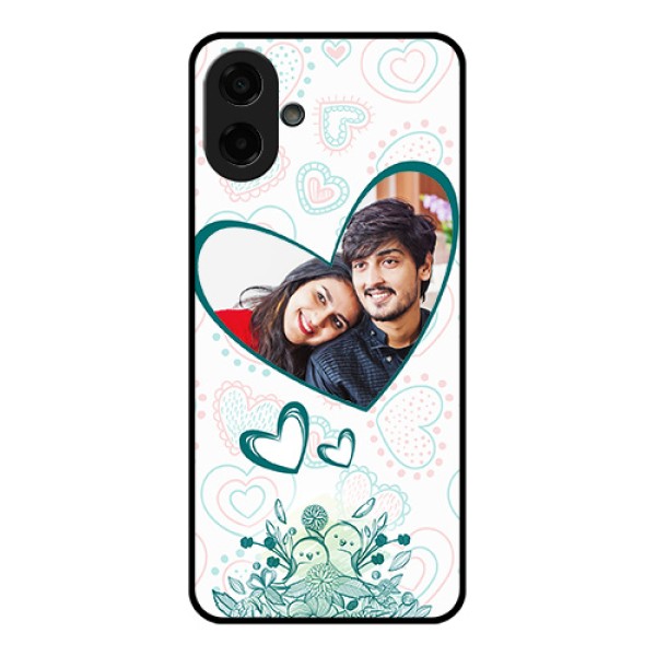 Samsung Galaxy M17e Custom Glass Phone Case - Premium Couple Design Samsung Galaxy M17e Custom Glass Phone Case - Premium Couple Design