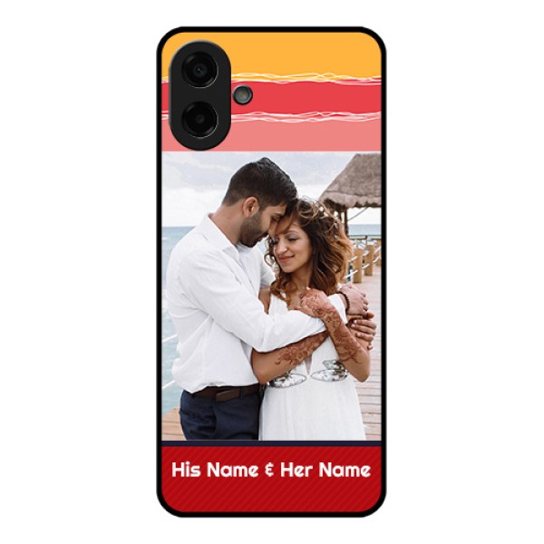 Samsung Galaxy M17e Custom Glass Phone Case - Colorful Case Design Samsung Galaxy M17e Custom Glass Phone Case - Colorful Case Design