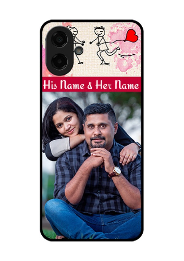 Samsung Galaxy M17e Custom Glass Phone Case - You And Me Case Design
