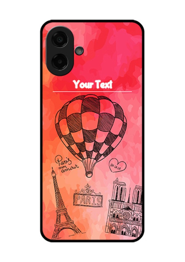 Samsung Galaxy M17e Custom Glass Phone Case - Paris Theme Design