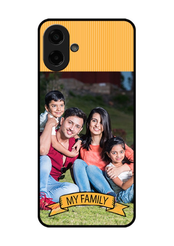 Samsung Galaxy M17e Custom Glass Phone Case - My Family Design
