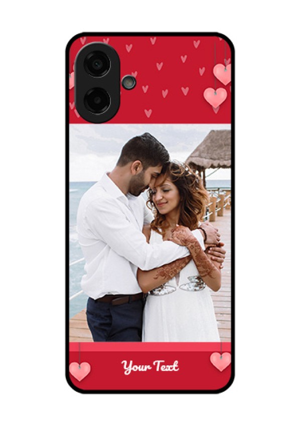 Samsung Galaxy M17e Custom Glass Phone Case - Valentines Day Design