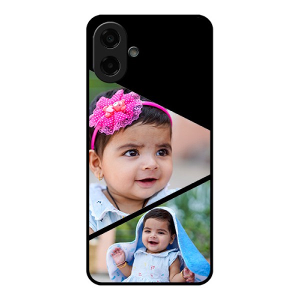 Samsung Galaxy M17e Custom Glass Phone Case - Semi Cut Design
