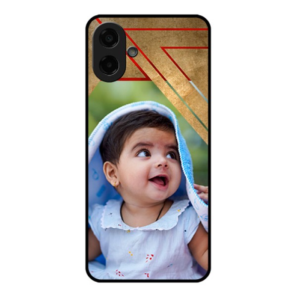 Samsung Galaxy M17e Custom Glass Phone Case - Gradient Abstract Texture Design Samsung Galaxy M17e Custom Glass Phone Case - Gradient Abstract Texture Design