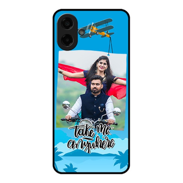 Samsung Galaxy M17e Custom Glass Phone Case - Traveller Design