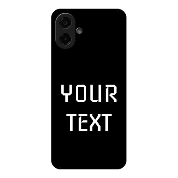 Samsung Galaxy M17e Custom Glass Phone Case - Your Name Design