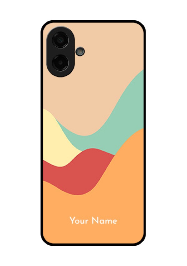 Samsung Galaxy M17e Custom Glass Phone Case - Ocean Waves Multi - Colour Design