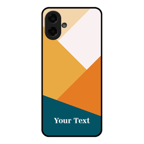 Samsung Galaxy M17e Custom Glass Phone Case - Stacked Multi - Colour Design Samsung Galaxy M17e Custom Glass Phone Case - Stacked Multi - Colour Design