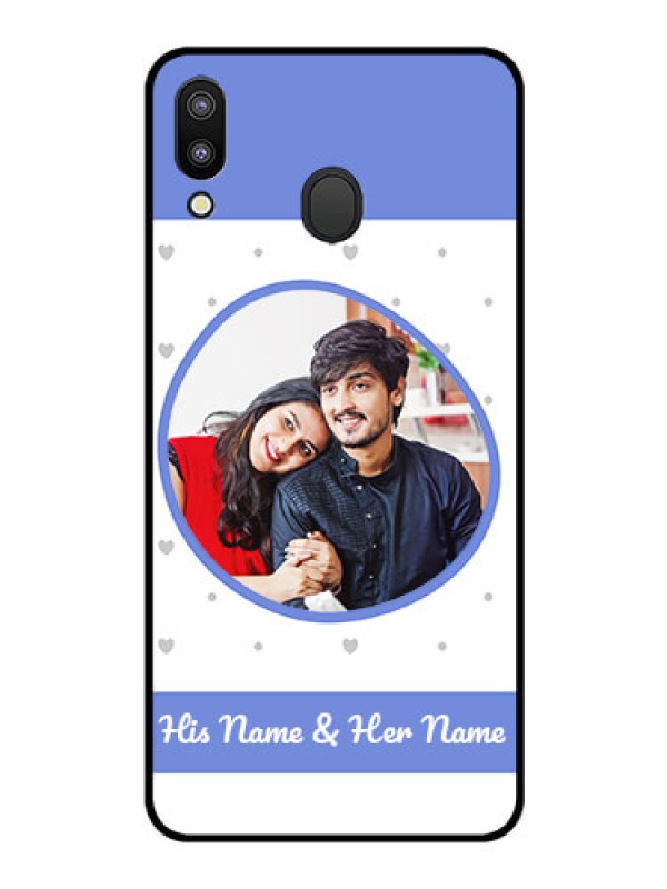 Custom Galaxy M20 Photo Printing on Glass Case - Premium Case Design