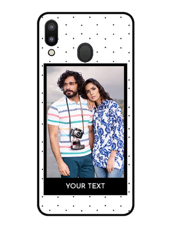 Custom Galaxy M20 Photo Printing on Glass Case - Premium Design