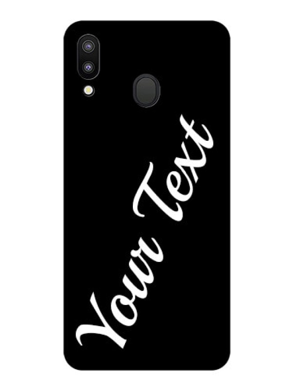 Custom Galaxy M20 Custom Glass Mobile Cover with Your Name