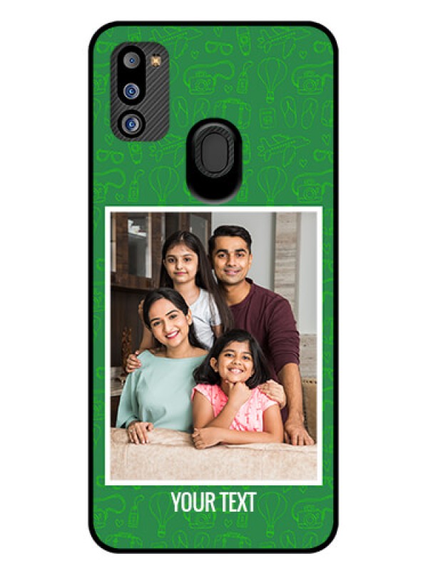 Custom Galaxy M21 2021 Edition Personalized Glass Phone Case - Picture Upload Design