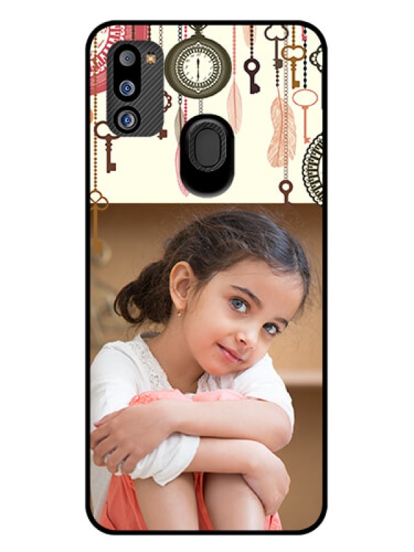 Custom Galaxy M21 2021 Edition Custom Glass Mobile Case - Boho Style Design