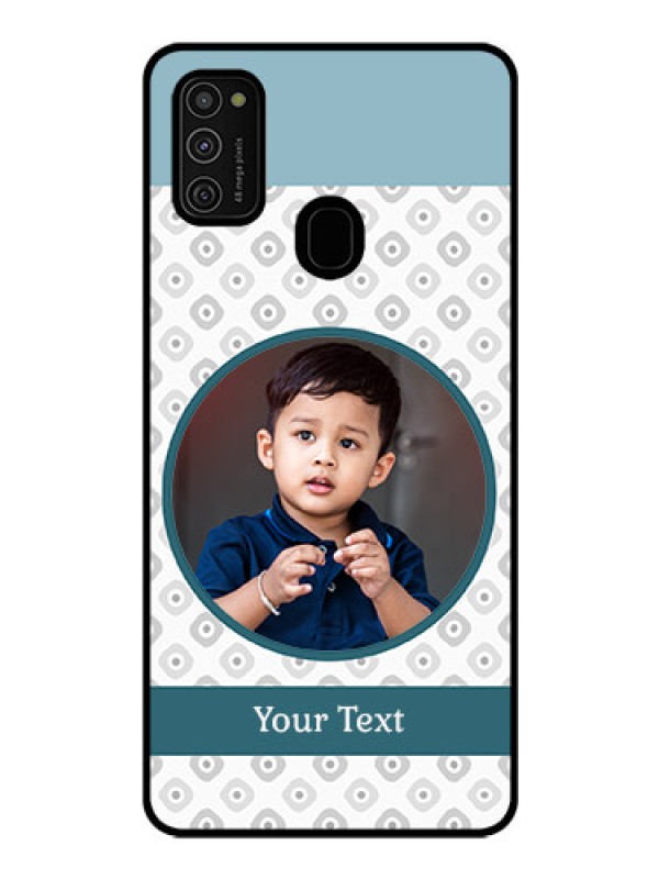 Custom Galaxy M21 Personalized Glass Phone Case  - Premium Cover Design