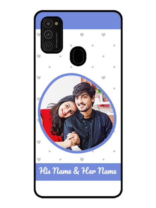 Custom Galaxy M21 Photo Printing on Glass Case  - Premium Case Design