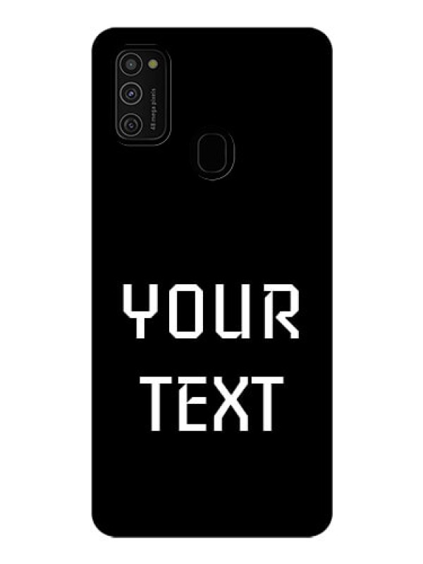 Custom Galaxy M21 Your Name on Glass Phone Case