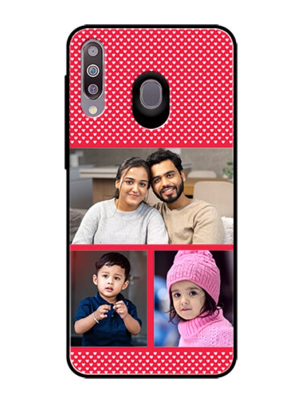 Custom Samsung Galaxy M30 Personalized Glass Phone Case  - Bulk Pic Upload Design