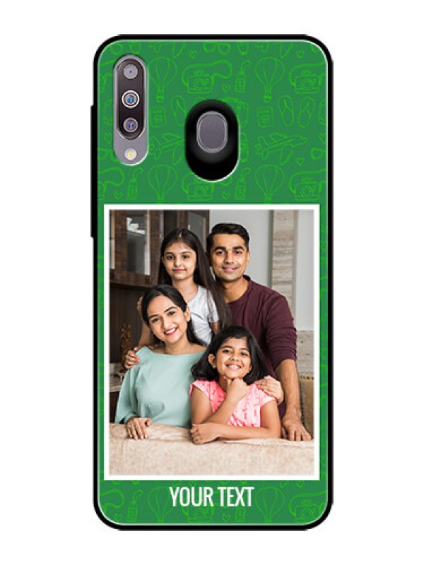 Custom Samsung Galaxy M30 Personalized Glass Phone Case  - Picture Upload Design