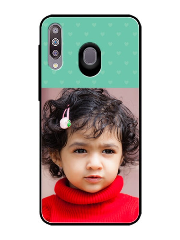 Custom Samsung Galaxy M30 Custom Glass Phone Case  - Lovers Picture Design