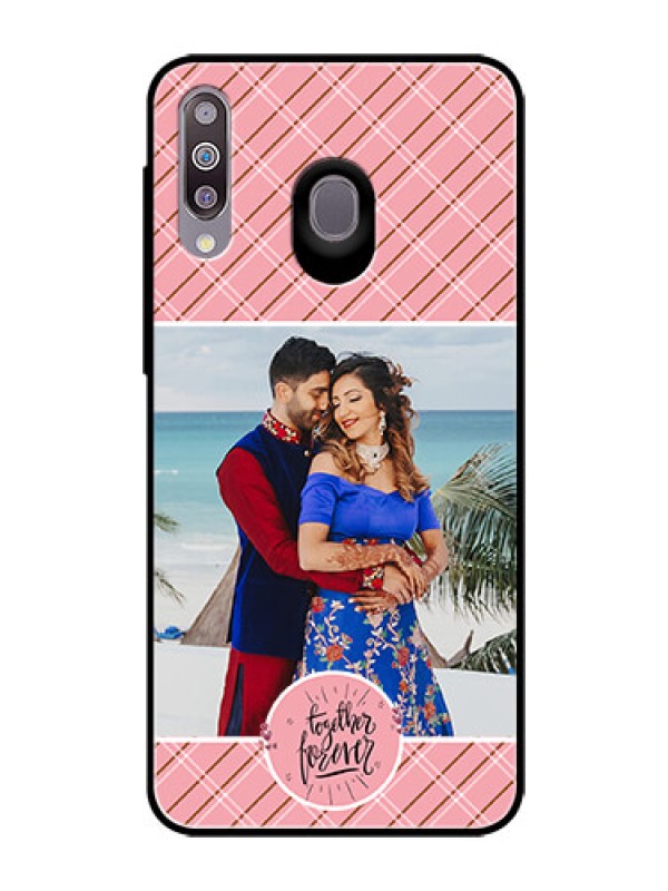 Custom Samsung Galaxy M30 Personalized Glass Phone Case  - Together Forever Design
