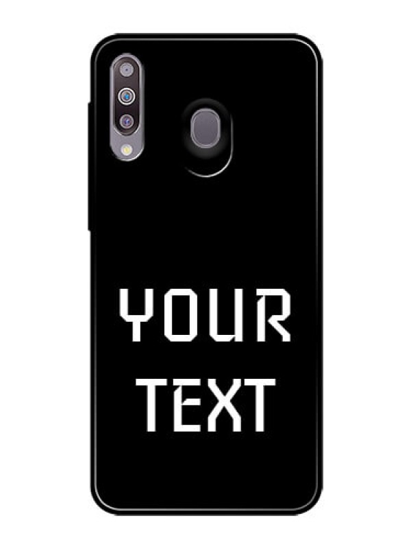 Custom Galaxy M30 Your Name on Glass Phone Case