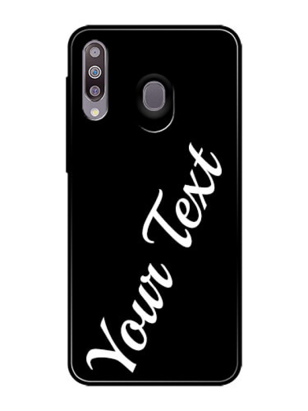 Custom Galaxy M30 Custom Glass Mobile Cover with Your Name