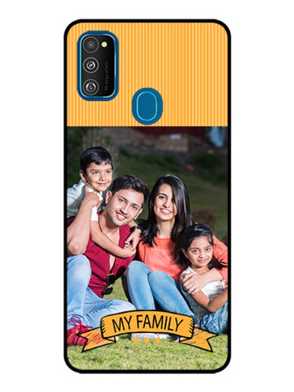 Custom Samsung Galaxy M30s Custom Glass Phone Case  - My Family Design