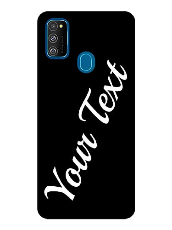 Custom Galaxy M30S Custom Glass Mobile Cover with Your Name
