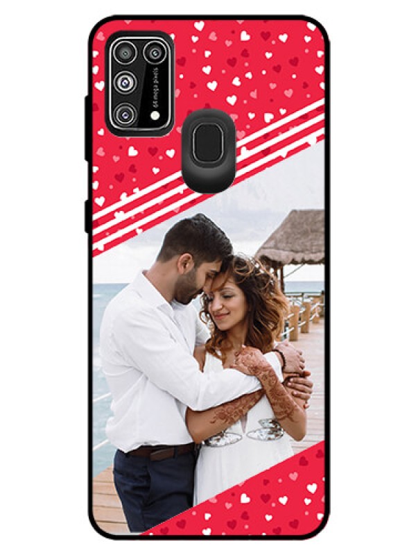 Custom Galaxy M31 Prime Edition Custom Glass Mobile Case  - Valentines Gift Design