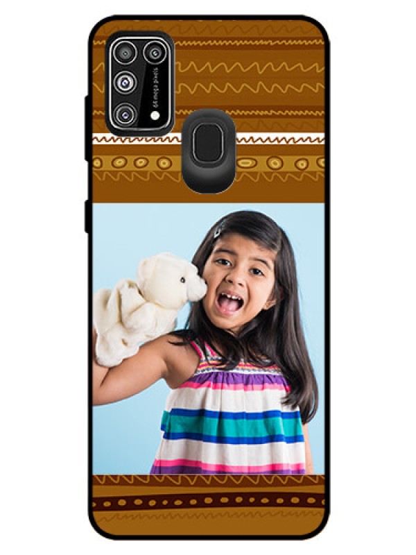 Custom Galaxy M31 Prime Edition Custom Glass Phone Case  - Friends Picture Upload Design 