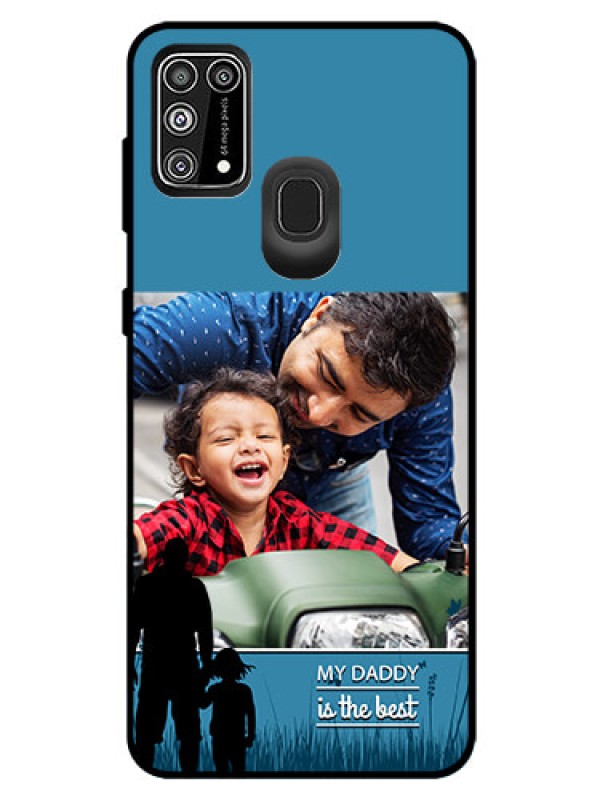 Custom Galaxy M31 Prime Edition Custom Glass Mobile Case  - Best dad design 