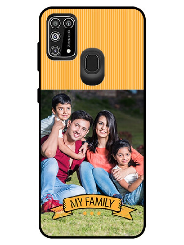 Custom Galaxy M31 Prime Edition Custom Glass Phone Case  - My Family Design