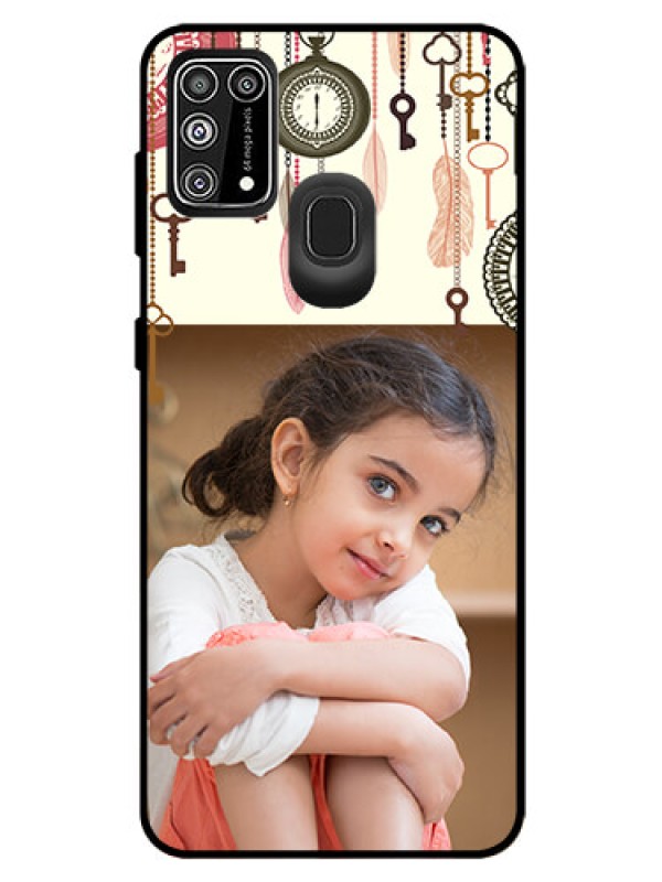 Custom Galaxy M31 Prime Edition Custom Glass Mobile Case  - Boho Style Design