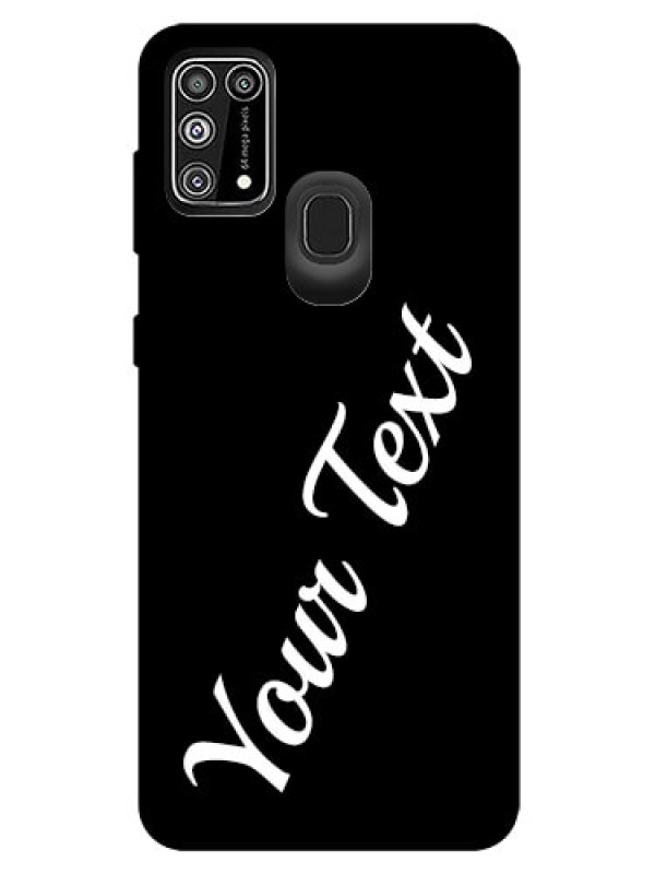 Custom Galaxy M31 Prime Edition Custom Glass Mobile Cover with Your Name