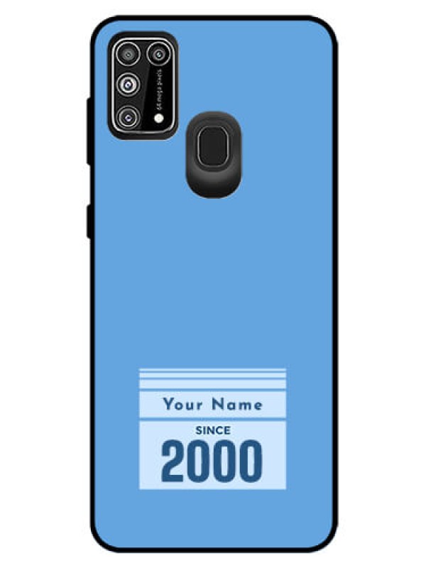 Custom Galaxy M31 Prime Edition Custom Glass Mobile Case - Custom Year of birth Design