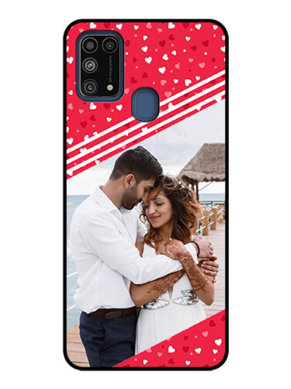 Custom Galaxy M31 Custom Glass Mobile Case  - Valentines Gift Design