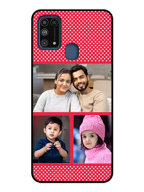 Custom Galaxy M31 Personalized Glass Phone Case  - Bulk Pic Upload Design