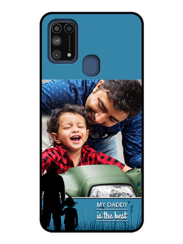 Custom Galaxy M31 Custom Glass Mobile Case  - Best dad design 