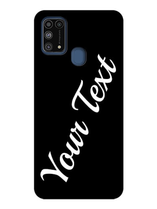 Custom Galaxy M31 Custom Glass Mobile Cover with Your Name