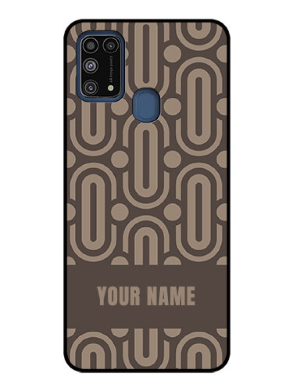Custom Galaxy M31 Custom Glass Phone Case - Captivating Zero Pattern Design