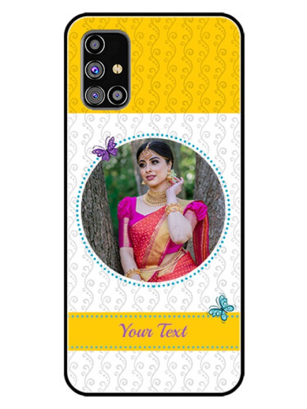 Custom Galaxy M31S Custom Glass Mobile Case  - Girls Premium Case Design