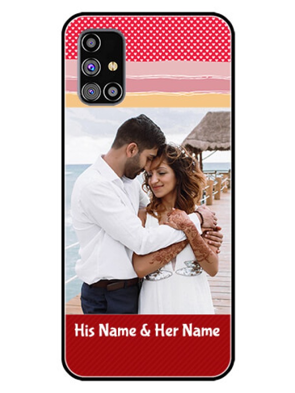 Custom Galaxy M31S Custom Glass Mobile Case  - Premium Case Design