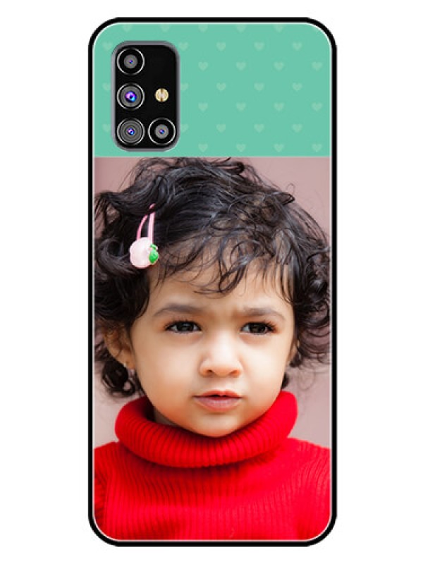 Custom Galaxy M31S Custom Glass Phone Case  - Lovers Picture Design