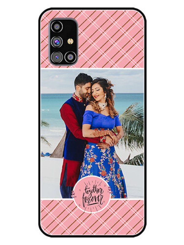 Custom Galaxy M31S Personalized Glass Phone Case  - Together Forever Design