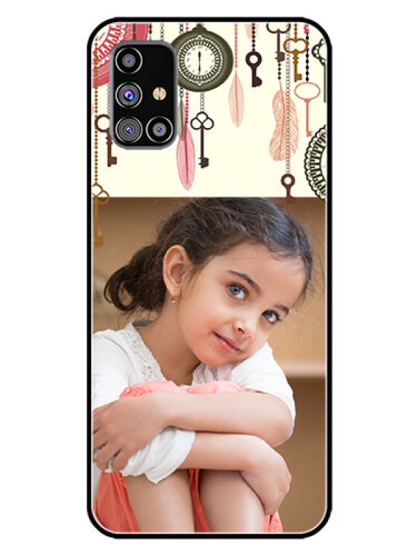 Custom Galaxy M31S Custom Glass Mobile Case  - Boho Style Design