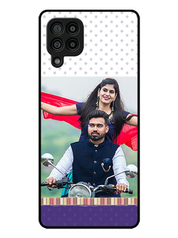 Custom Galaxy M32 4G Prime Edition Photo Printing on Glass Case - Cute Family Design