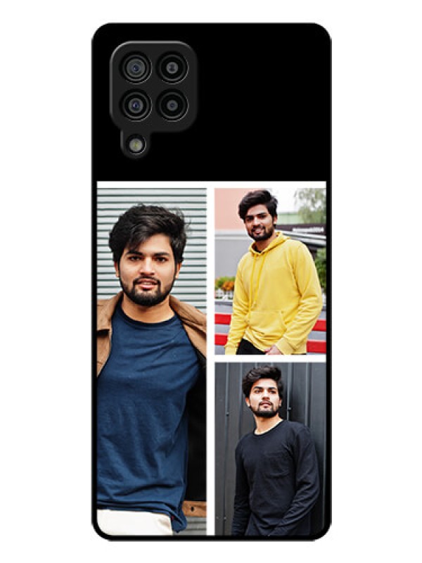 Custom Galaxy M32 4G Prime Edition Photo Printing on Glass Case - Upload Multiple Picture Design