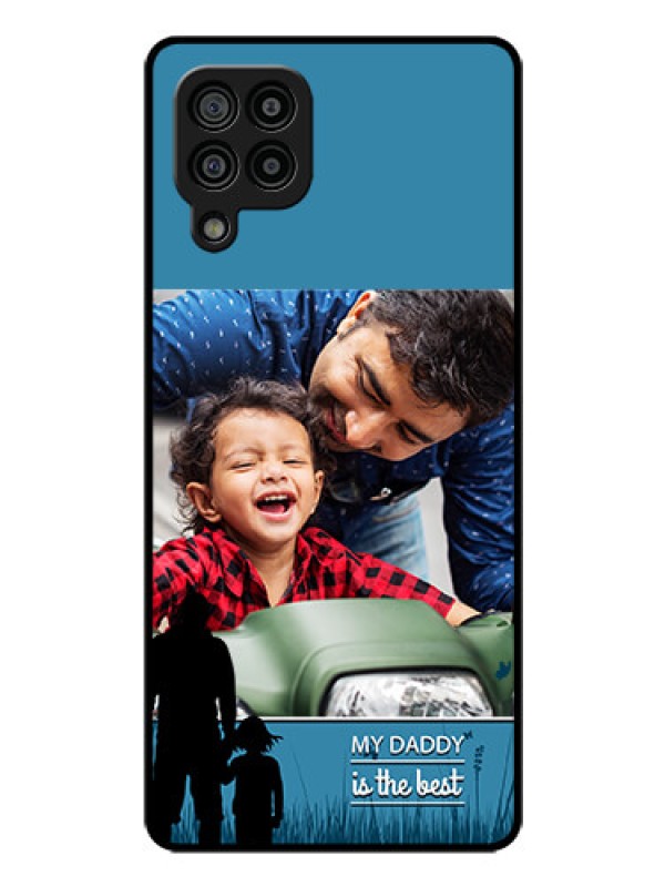Custom Galaxy M32 4G Prime Edition Custom Glass Mobile Case - Best dad design